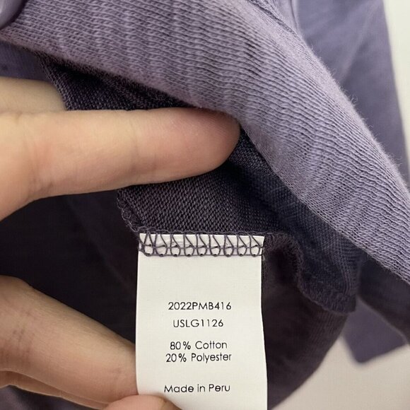 Universal Standard Lightweight Cardigan Women’s Size 0 Navy Pima Cotton V-Neck - Picture 11 of 12